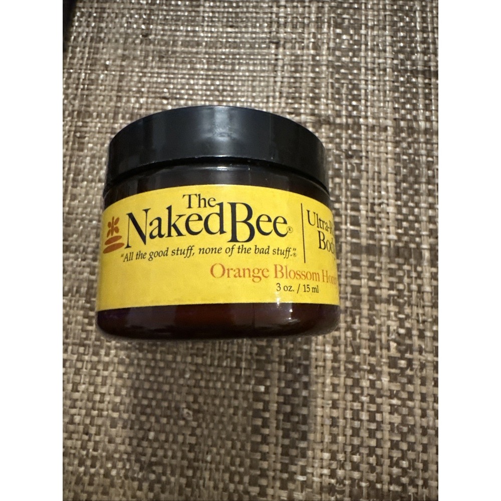 The Naked Bee Orange Blossom Honey Body Butter 3 Oz NEW